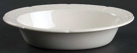 Willow Weave 10" Oval Vegetable Bowl