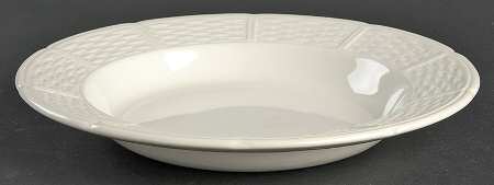 Willow Weave Large Rim Soup Bowl