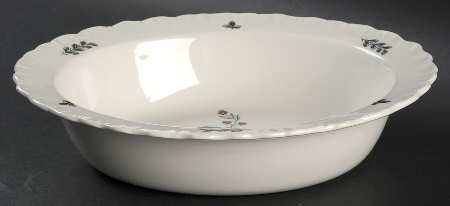 Williamsburg Wild Flowers 9" Oval Vegetable Bowl