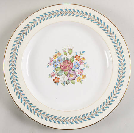 Woodstock (Gold Trim) 13" Chop Plate (Round Platter)