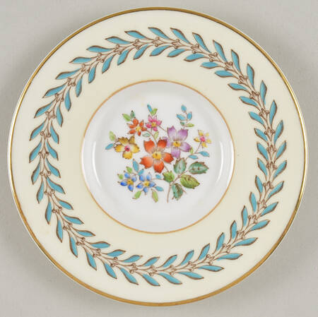 Woodstock (Gold Trim) Saucer for Bond Shape Demitasse Cup