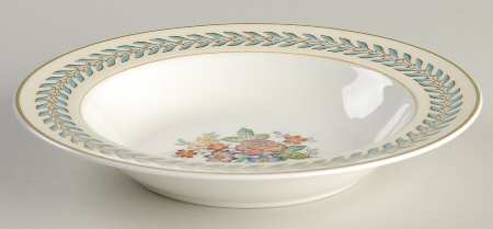 Woodstock (Gold Trim) Rim Soup Bowl