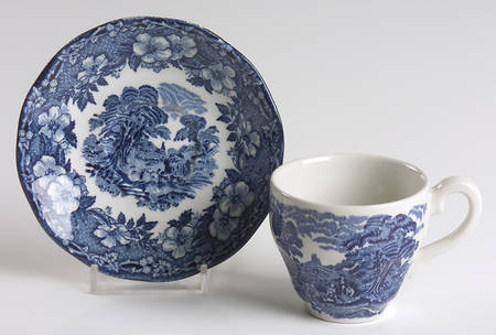 Woodland Flat Demitasse Cup & Saucer Set
