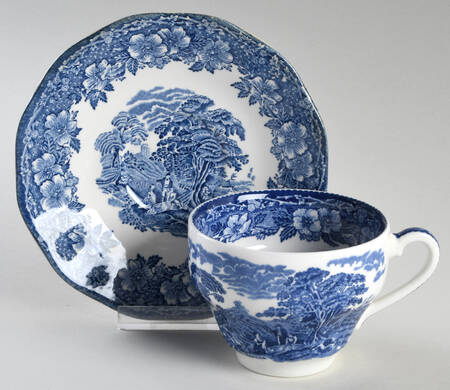 Woodland Flat Cup & Saucer Set