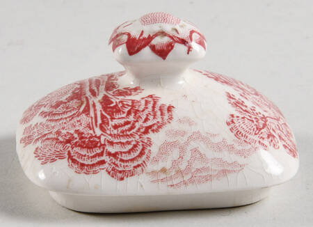 Woodland Pink (Unicorn Backstamp) Lid for Mini Sugar Bowl