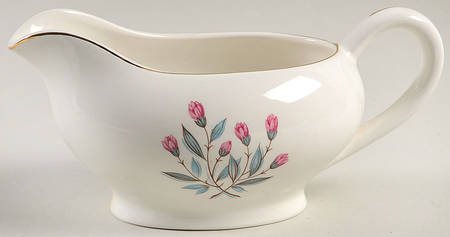 Pink Hope (Gold  Trim) Gravy Boat