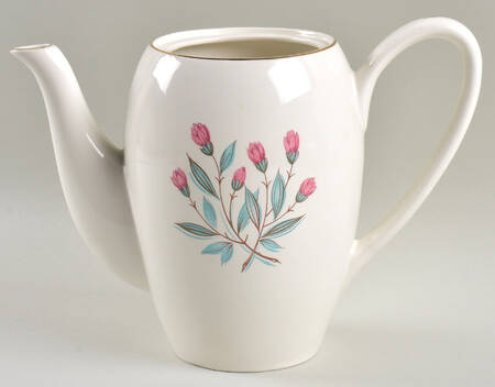 Pink Hope (Gold  Trim) Coffee Pot No Lid