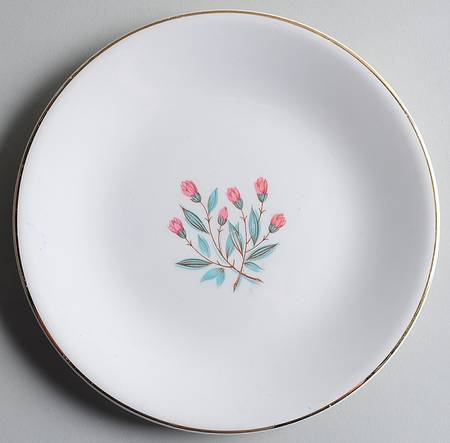 Pink Hope (Gold  Trim) Bread & Butter Plate