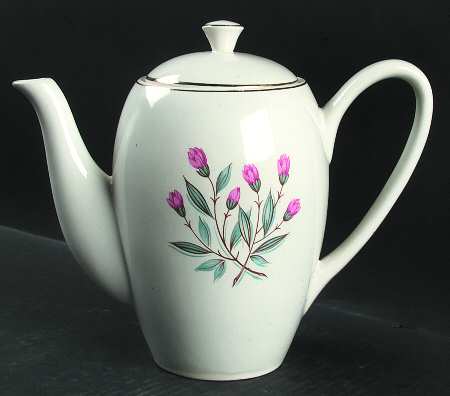 Pink Hope (Gold  Trim) Coffee Pot & Lid