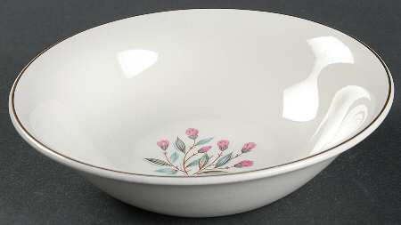 Pink Hope (Gold  Trim) Coupe Cereal Bowl
