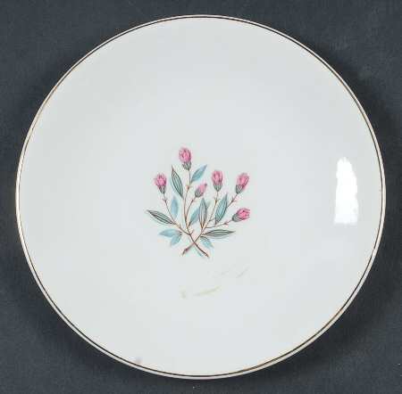 Pink Hope (Gold  Trim) Salad Plate