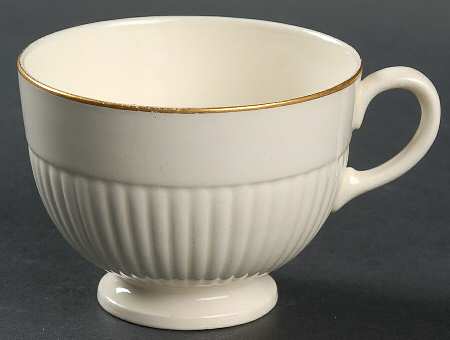 Edme (Gold Trim) Footed Cup