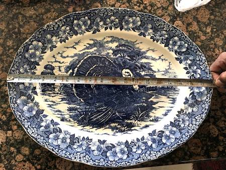 WW31 18" Oval Serving Platter