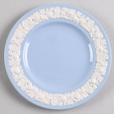 Rose (Cream Color on Lavender) Bread & Butter Plate