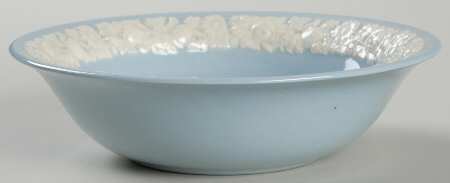 Rose (Cream Color on Lavender) Coupe Cereal Bowl