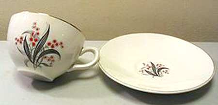 WW4 Flat Cup & Saucer Set