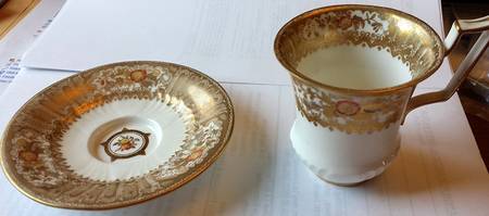 WW47 Chocolate Cup & Saucer Set