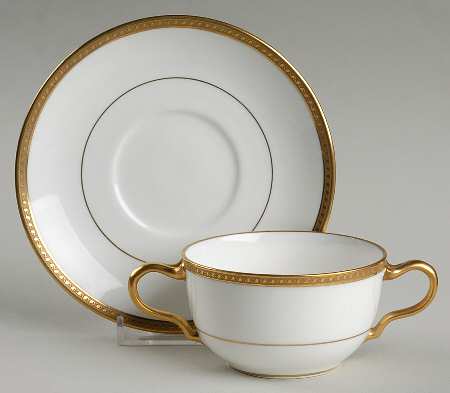 X7312 Flat Bouillon Cup & Saucer