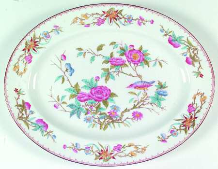 X7655 17" Oval Serving Platter