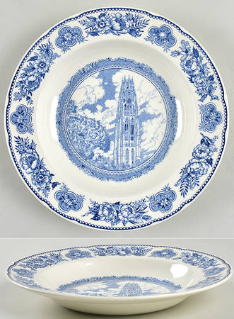 Yale University Blue (Not Embossed) Rim Soup Bowl