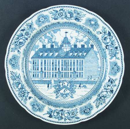 Yale University Blue (Not Embossed) Dinner Plate