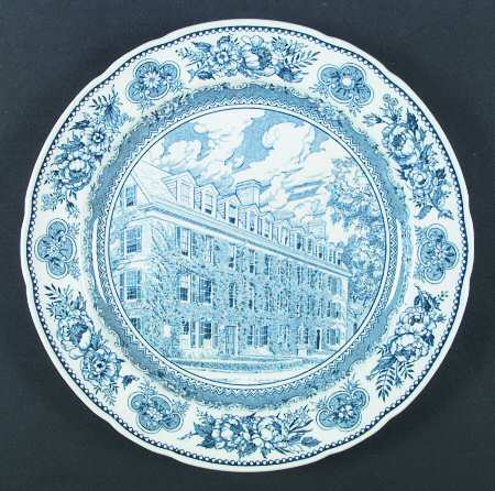 Yale University Blue (Not Embossed) Dinner Plate