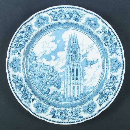 Yale University Blue (Not Embossed) Dinner Plate