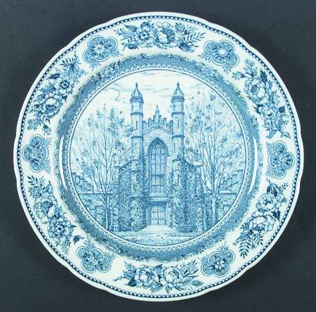 Yale University Blue (Not Embossed) Dinner Plate