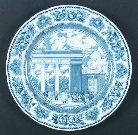 Yale University Blue (Not Embossed) Dinner Plate
