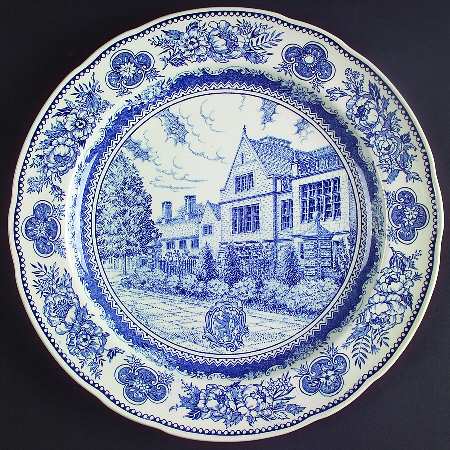 Yale University Blue (Not Embossed) Dinner Plate