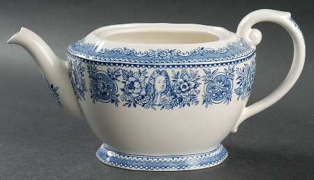 Yale University Blue (Not Embossed) Teapot No Lid