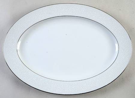 Bridal Lace 16" Oval Serving Platter