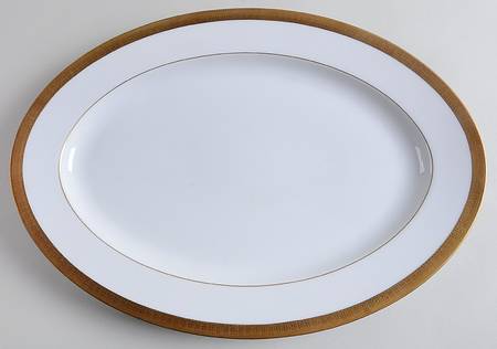Castilian Gold 16" Oval Serving Platter