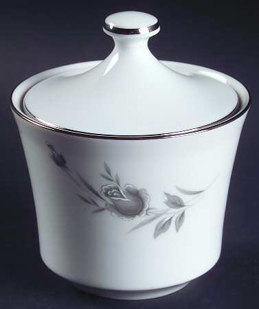 Maltese Rose Sugar Bowl & Lid