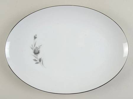 Maltese Rose 12" Oval Serving Platter