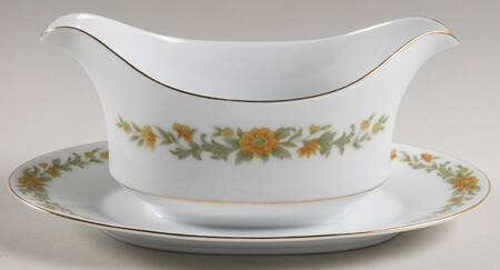 Pandora Gravy Boat with Attached Underplate
