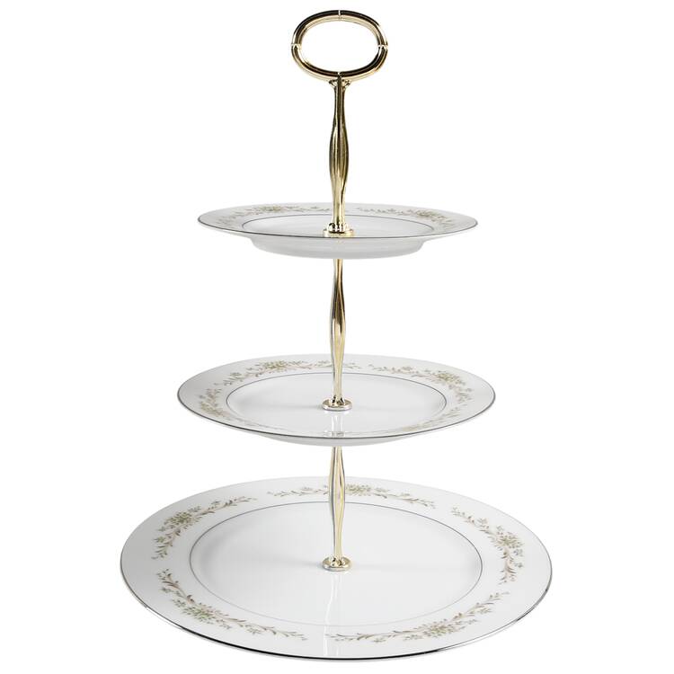 Penrose 13 7/8"-14 1/4" 3-Tiered Serving Tray(DP,SP,BB) HC by Wyndham
