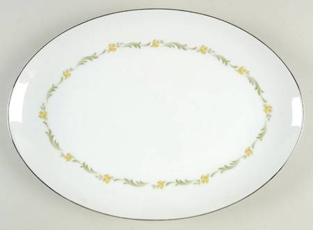 Rose Ballet 12" Oval Serving Platter