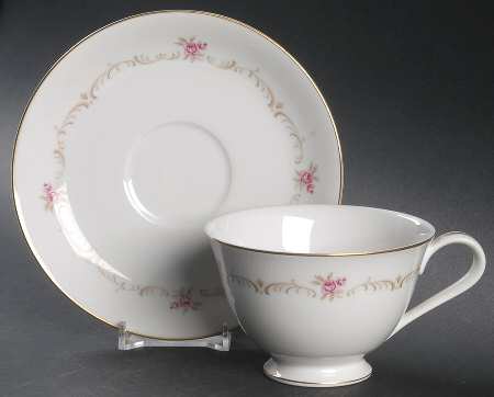 Tudor Footed Cup & Saucer Set