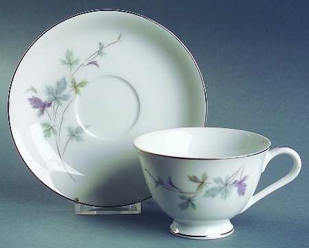 Woodland Footed Cup & Saucer Set