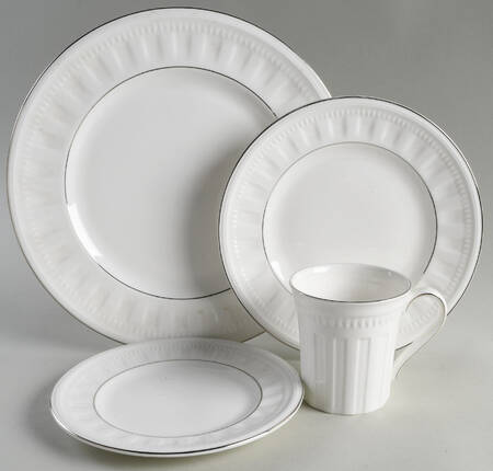 Colosseum Platinum 4 Piece Place Setting
