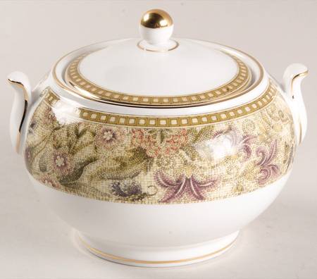Floral Tapestry 146 Shape Sugar Bowl & Lid