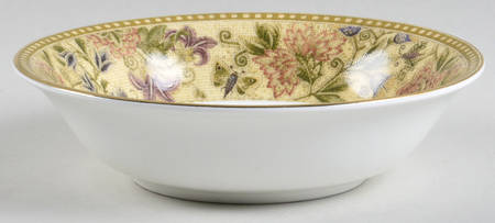 Floral Tapestry Coupe Cereal Bowl