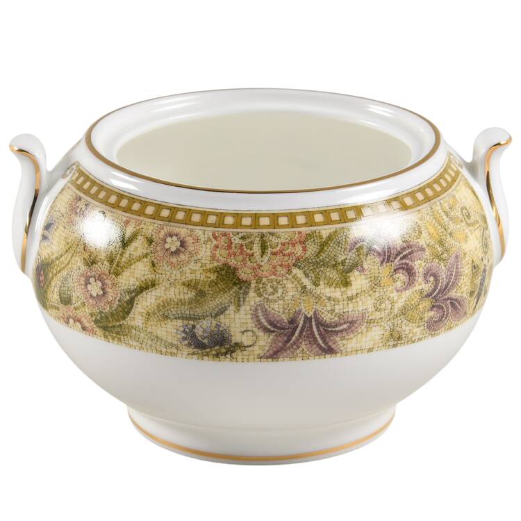 Floral Tapestry 146 Shape Sugar Bowl No Lid