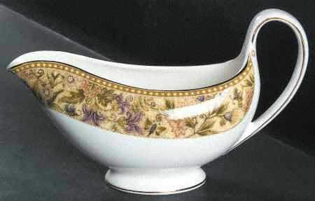 Floral Tapestry Gravy Boat
