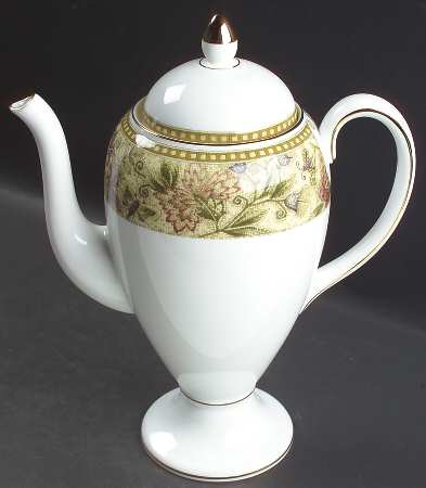 Floral Tapestry Coffee Pot & Lid