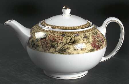 Floral Tapestry Teapot & Lid
