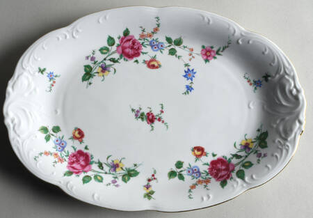 Sheraton Rose 13" Oval Serving Platter