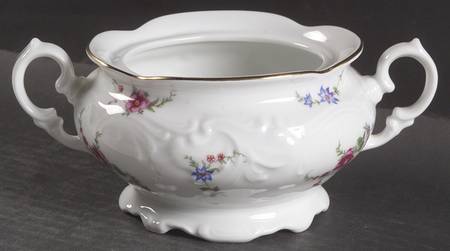 Sheraton Rose Sugar Bowl No Lid