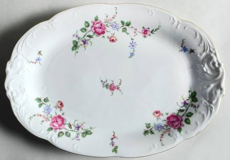 Sheraton Rose 15" Oval Serving Platter